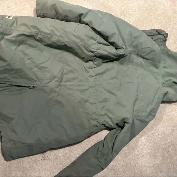 Women's Green North Face Parka Small - Picture 6 of 6